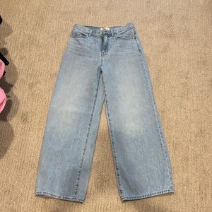 Madewell super wide leg jeans